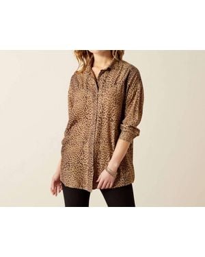 Ariat Relaxed Leopard Shirt - Black