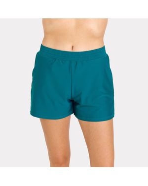 Calypsa Classic Fit Swim Shorts With Panty - Blue