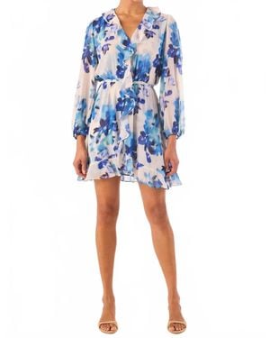 MISA Los Angles Iris Dress - Blue