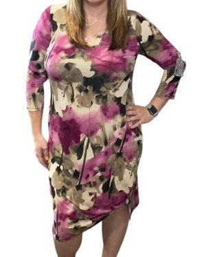 Honeyme Floral Dress - Pink