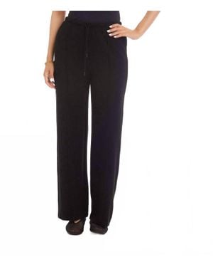 Karen Kane Drawstring Pintuck Sweatpants - Black