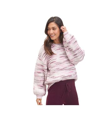 Splendid Space Dye Sweater - Red