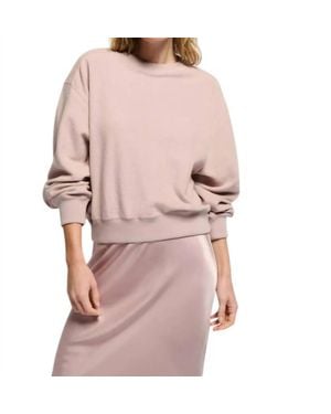 Nation Ltd Autumn Brushed Sweatshirt - Pink