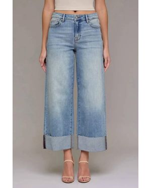 Hidden Jeans Nori Single Cuff Jeans - Blue