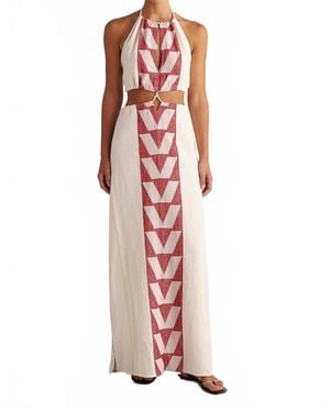 Pearl & Caviar Sophia Maxi Dress - Pink