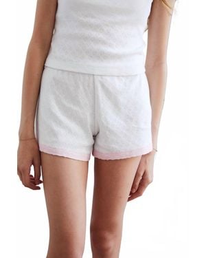 Theme Tween's Teddy Shorts - White