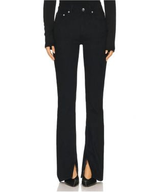 Agolde Ingram Split Skinny Jean - Black