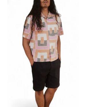 Umber & Ochre Khushi Camp Short Sleeve Short - Multicolor