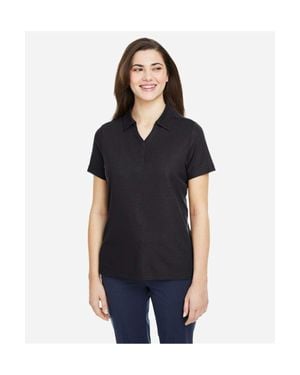 CORE365 Fusion Chromasoft Pique Polo - Black