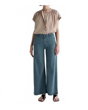 AG Jeans Caden Wide Leg Trouser - Blue