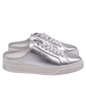Stuart Weitzman Skater Mule Sneakers - Gray