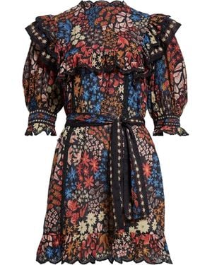 FARM Rio Mini Dress, Jujus Garden - Black