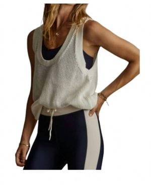 The Upside Fenway Wales Knit Tank - Black
