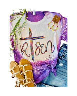 White Label Risen Cross Tee - Pink