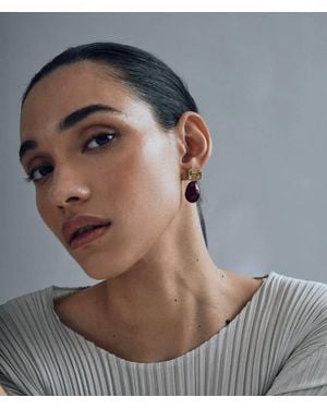 Lizzie Fortunato Bean Earrings - Blue