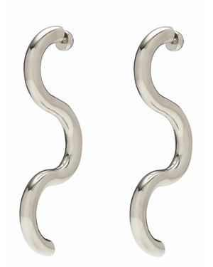 Lady Grey Jewelry Serpentine Earrings - Metallic