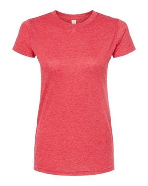 Tultex Poly-Rich Slim Fit T-Shirt - Pink