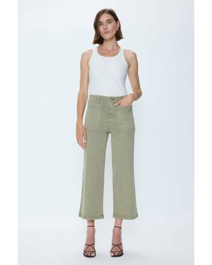 Pistola Zooey Patch Pocket Utility Pant - White