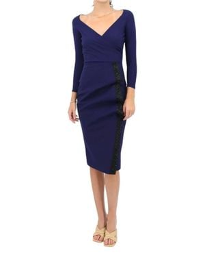 Chiara Boni Nastina Cocktail Dress - Blue