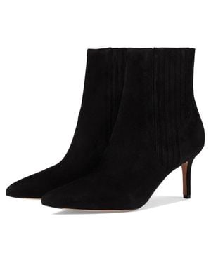 Veronica Beard Lisa 70 Bootie Pointed Toe Stiletto Heel Hawk1763 - Black