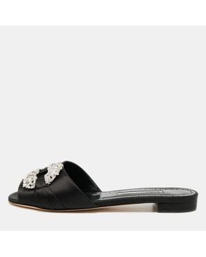 Manolo Blahnik Pralina - Black