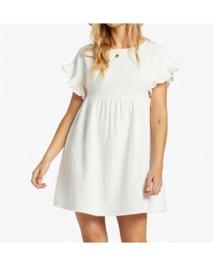Billabong So Breezy Dress - White