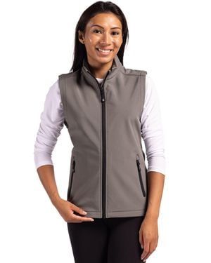 Clique Tempo Stretch Full Zip Softshell Vest - Gray