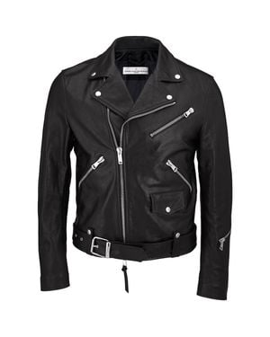Golden Goose "Chiodo Golden" Jacket - Black