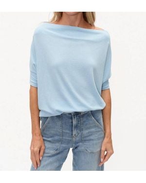 Six Fifty Short Sleeve Anywhere Top - Blue