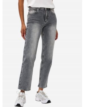 EsQualo Straight Leg Pants Jeans - Gray