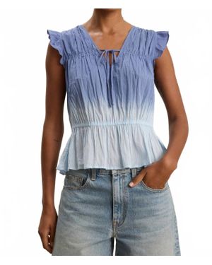 Velvet By Graham & Spencer Kaia Blouse - Blue