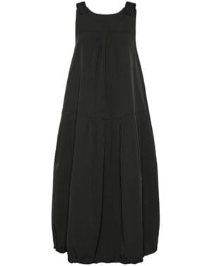 Weekend Wkdlegenda Balloon Silhouette Midi Dress - Black