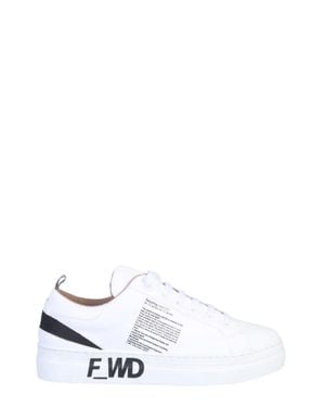 Forward Ecoleather Low-Top Sneakers With Contemporary Detailing - White