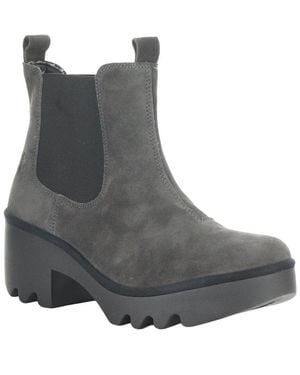 Fly London Trig 5 Suede Boot - Black