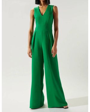 Sugarlips Klara Wide Leg Jumpsuit - Green