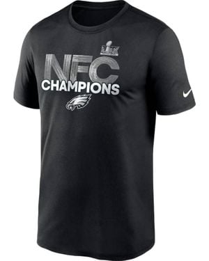 Nike 2024-25 Nfc Champions Philadelphia Eagles Legend T-Shirt - Black