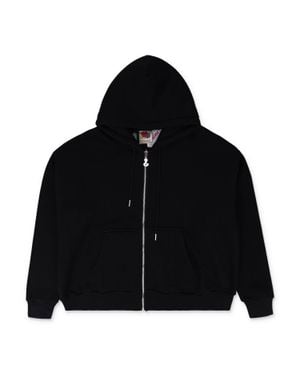 Greedy Unit Multi Tag Hoodie - Black