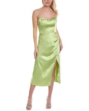 REVERIEE A-Line Dress - Green