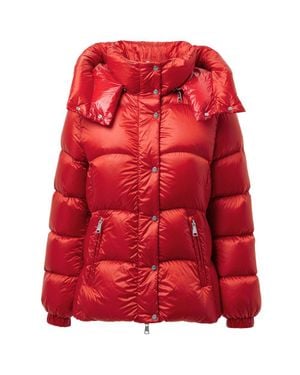 Add Polyamide Full-Length Jacket - Red