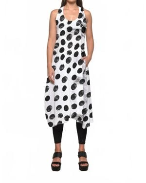 Simply Mila Linen Dress - White