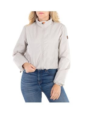 Save The Duck Rainy Anika Cropped Jacket - Gray