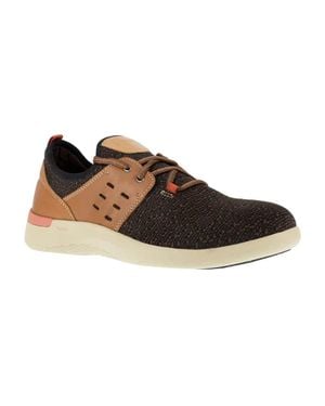 Rockport Truflex Rk4690 Sneaker Composite Toe Work Shoes Zap1365 - Brown
