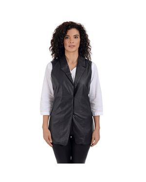 Nine West Sleeveless Blazer - Black