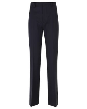 Seventy Straight-Leg Tailored Wool-Blend Formal Pants - Blue