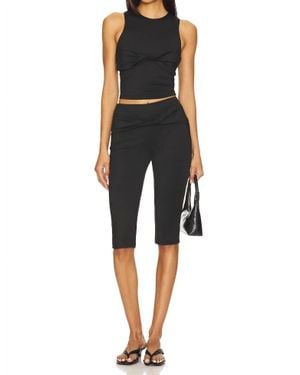 superdown Ines Capri Set - Black