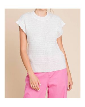 Jodifil Textured Knit Top - Pink