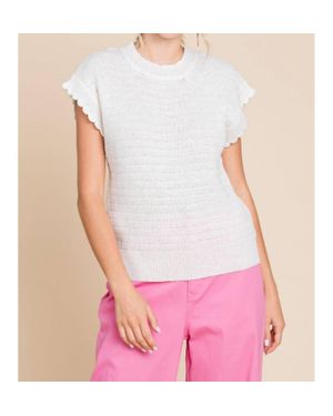 Jodifil Textured Knit Top - Pink