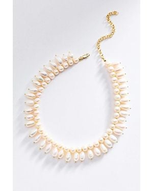 Luv Aj Mallorca Pearl Necklace - White