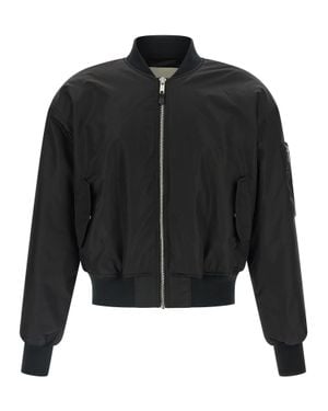 Entire studios Nylon Bomber - Black