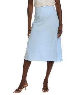 Bella Dahl Bias Midi Skirt - Blue